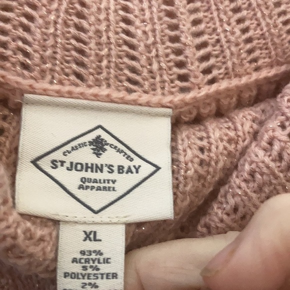 NWT St. John’s bay cowl neck sweater xl - Picture 4 of 5
